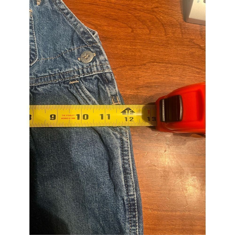 OshKosh BGosh Large Overalls Pleated Waist Blue Label - Picture 3 of 5